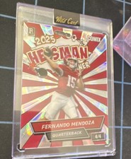 Wild Card Fernando Mendoza Rookie Serial Numbered Comix 4/4 Football Card 2025