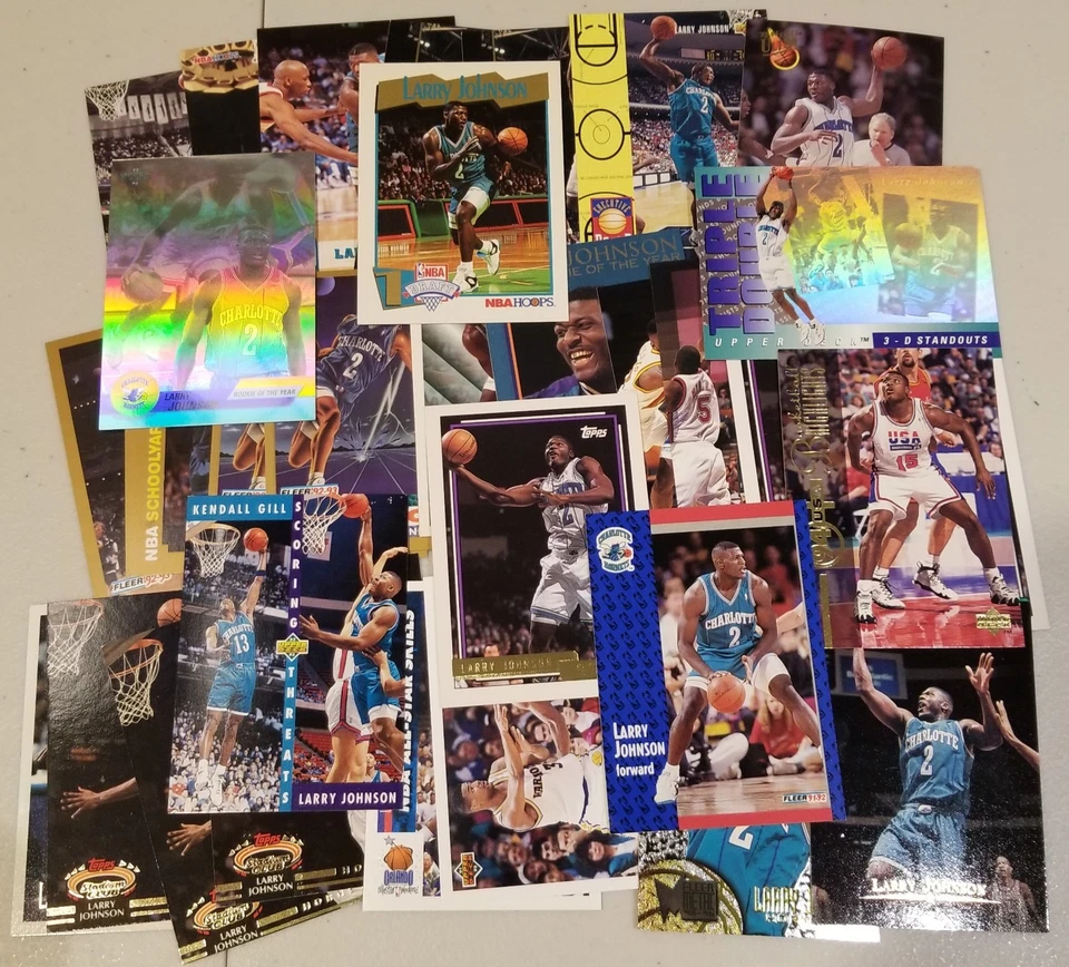 大量 736 NBA 卡 批量:夏洛特黄蜂 RCs、名人堂、明星 免运费! +奖励! — 第 3/4 张图片