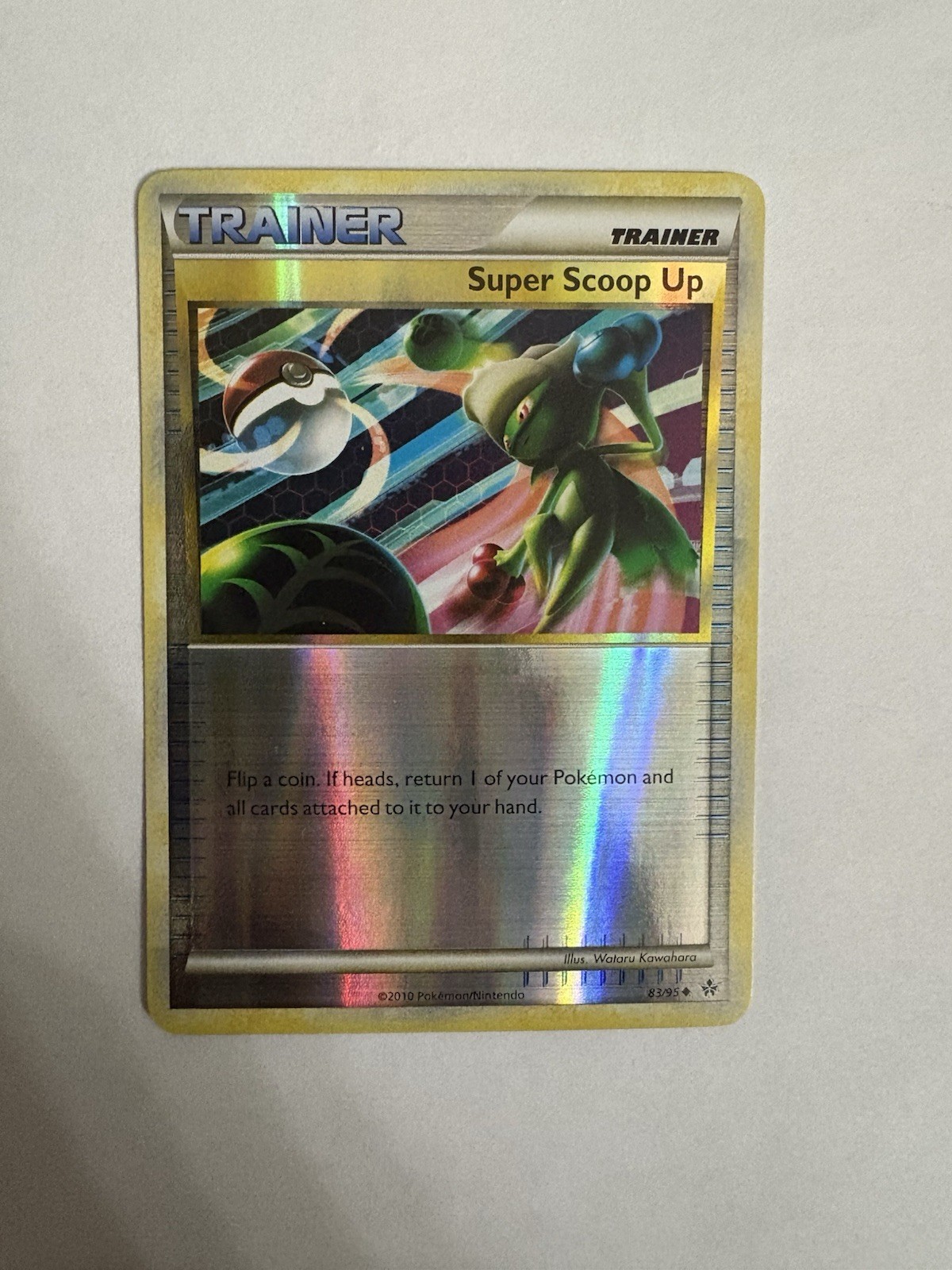 Pokémon TCG Super Scoop Up Reverse Holo 83/95 HGSS Unleashed 2010 🌟🌟🌟