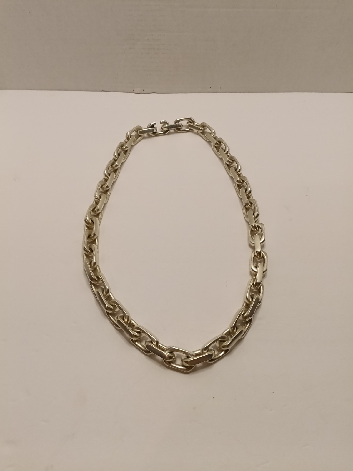Extremely Heavy Cable Link Sterling Silver Neckla… - image 2