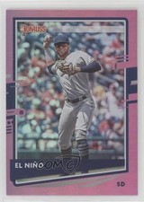 2020 Panini Donruss Nickname Variation Holo Pink Fernando Tatis Jr (El Nino) ni4