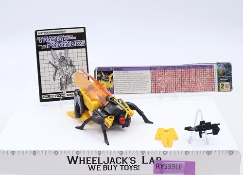 Ransack 100% Complete 1985 G1 Transformers Hasbro Vintage Figure NEAR MINT