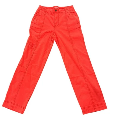 Esprit Damen Hose Lockere Chino Cargo Hose Cargo taschen rot Jeans Stoff Gr. 36 - Bild 1 von 4