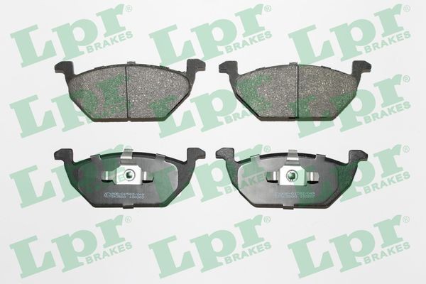 LPR 05P730 Bremsbelagsatz, Scheibenbremse FüR Audi, Seat, Skoda, Skoda (Svw)-image