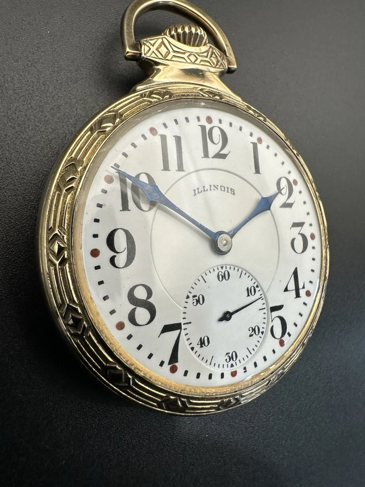 Excellent Illinois Sangamo Special U60HR 23j 17s Pocket Watch Serviced - Image 4 of 4
