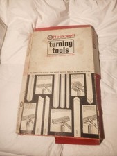 Vintage Rockwell 8-Piece Steel Lathe Turning Tool Set  for wood turning