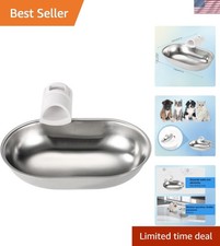 Smart Stainless Steel Pet Water Fountain: Automatic Dispenser for Cats Dogs