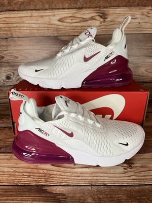 Nike Air Max 270 GS Sweet Beet White Black 943345-124 Sneakers Women s NO LID