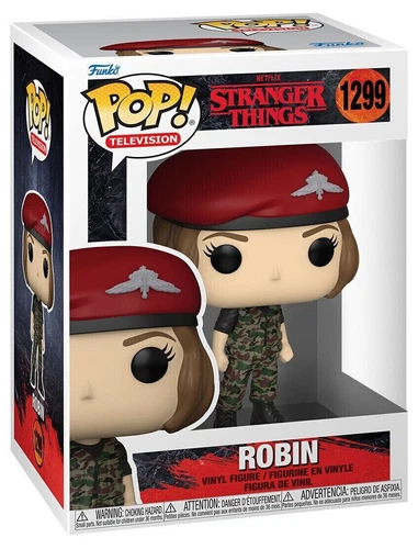 ROBIN BUCKLEY #1299 FUNKO POP TV VINYL FIGURE STRANGER THINGS MAN CAVE GIFT