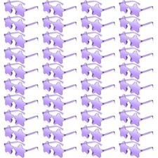 Cindeer 40 Pairs Rimless Star Shape Sunglasses Colorful Transparent Sunglasse...