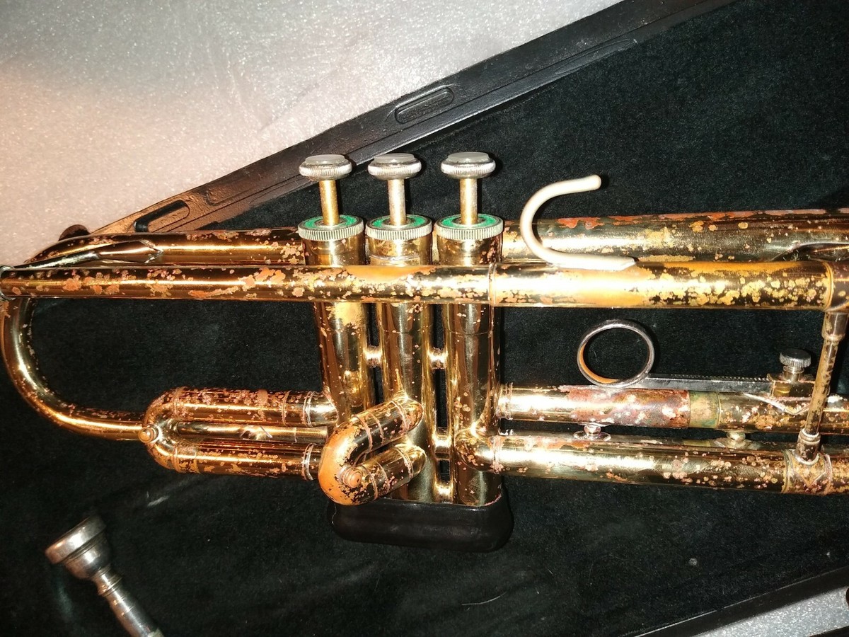 ブロンズ トランペット 3バルブ Bach TR300 Trumpet w/ Case and Bach 7C Mouthpiece, USA