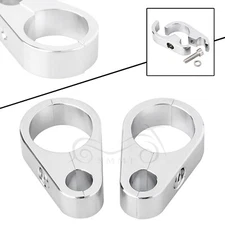 Motorcycle Handlebar Clutch Cable Brake Line Clamp Holder 1 inch For Harley Dyna
