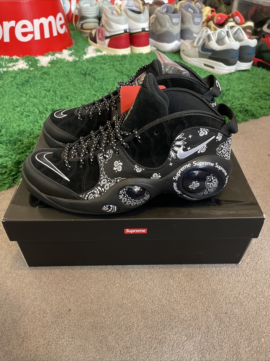 Supreme x Nike Zoom Air Zoom Flight 95 Black | UK9/EU44 | New
