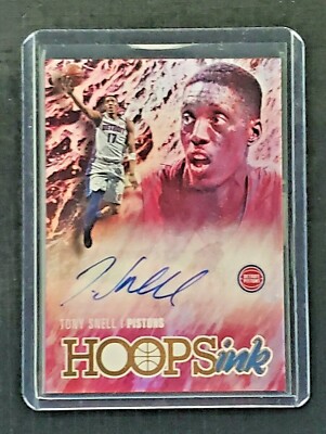 2020/21 Panini NBA Hoops Tony Snell Hoops Ink Auto Mint!!