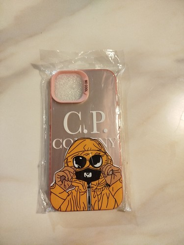 Coque Arrière CP Company Pour IPhone – Gris, Silicone/gel, Compatible 13/14/15
