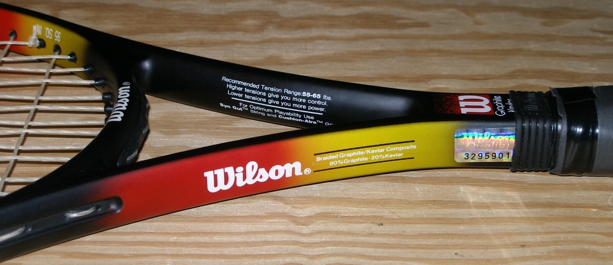 【希少美品】Wilson PRO STAFF Classic 6.1 si WILSON PRO STAFF CLASSIC 6.1 si MP 95 TENNIS RACQUET 4 1/2