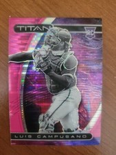 2021 Panini Chronicles Titan Pink Prizm Parallel Luis Campusano RC Rookie Card