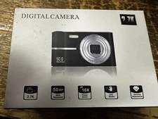 50MP Digital Camera 2.4" Display Screen 16X Zoom Anti-shake  Digital Camera blac