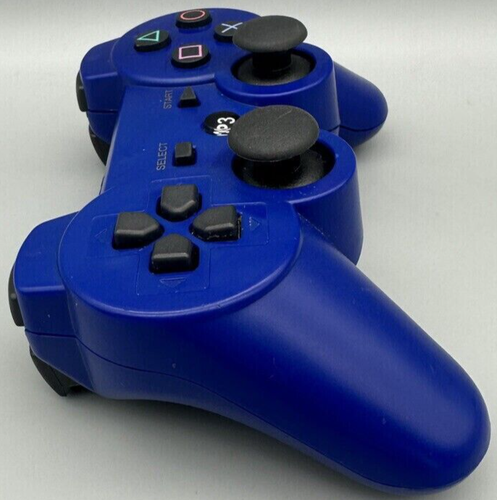 Controller wireless P3 blu aftermarket CECHZC2U PS3 Sony PlayStation 3 - Foto 2 di 7