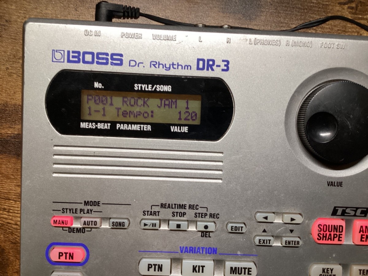 vintage BOSS Dr. Rhythm DR-3 electronic DRUM MACHINE 5pix | eBay