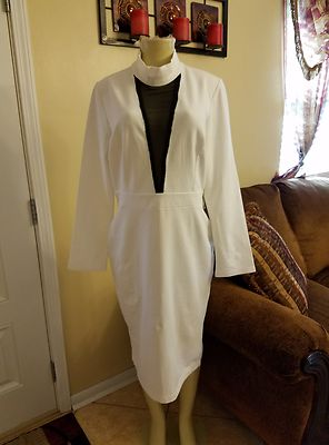 NWOT Venus LONG SLEEVE BODYCON DRESS Orig $44 SALE 20 size XL (16) | eBay