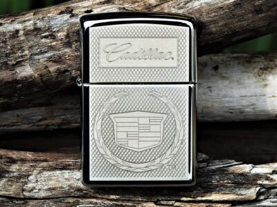 Cadillac Crest Zippo Lighter - GM - Escalade - Coupe DeVille