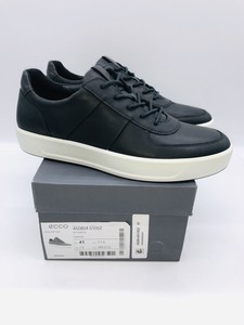 ecco soft retro sneaker black