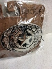 Flashy,The State Of Texas, Lone Star State, metal belt Buckle, New 