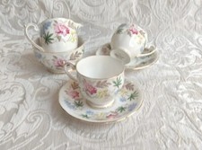 Tête a Tėte da  Caffè Queen Anne Bone China Decoro Verona Made in England 1940