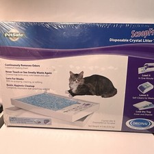 PetSafe Scoop Free Disposable Crystal Litter Tray Original Scent New Unopened