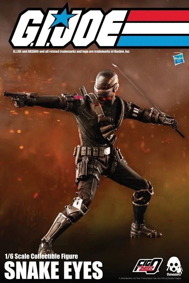 3A ThreeZero 1/6 G.L. Joe Snake Eyes figure - Image 4 of 4