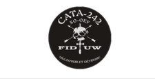 4" army cata-242 fid uw bumper sticker decal usa made