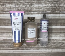 New 3Pc Set Bath  Body Works BEACHFRONT BLANKET Shower Gel Fragrance Mist Cream