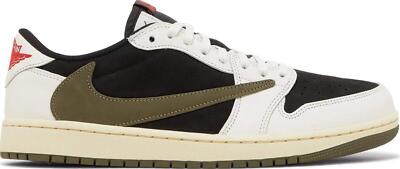Size 6.5 - Jordan 1 Retro OG x Travis Scott Low Olive Womens