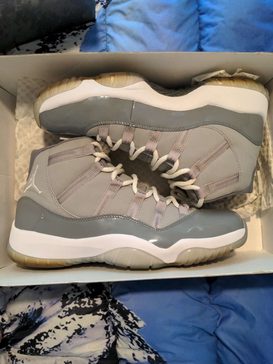 Size 10 - Jordan 11 Retro Cool Grey 2010 great preowned cond  display picture 1