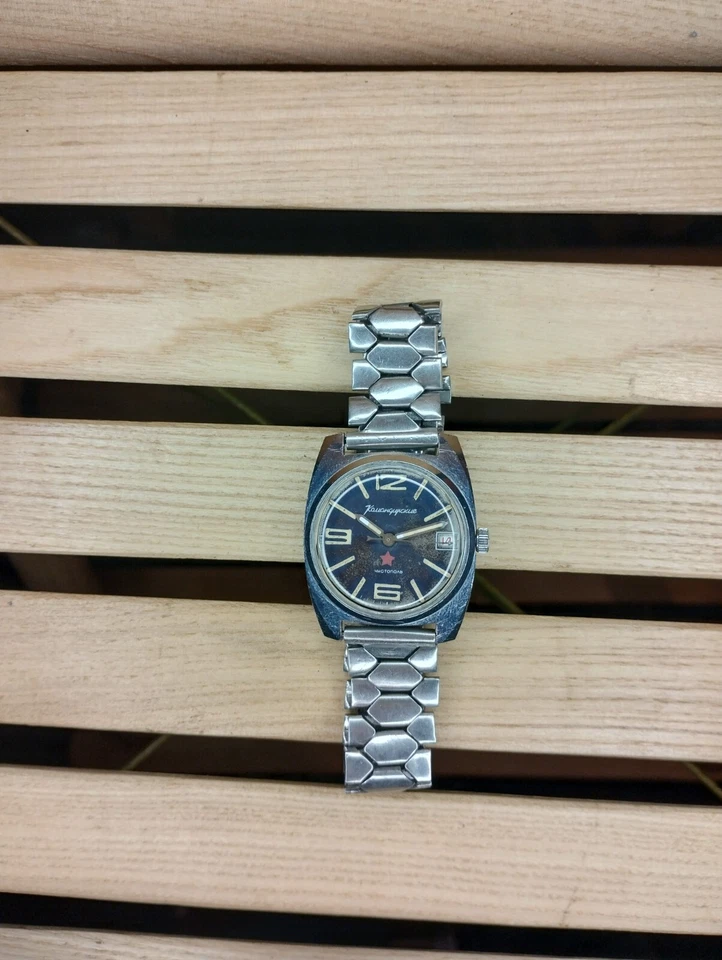 Reloj Vintage Vostok zakaz mo URSS Chistopol Komandirskie Servicio Rusia Soviética Foto 4 de 4