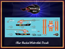 1/64 '62 Corvette "Gulf" Gasser Custom Replica Decal SCR-1324