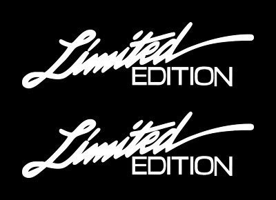 Limited Edition - Vinyl Decal Stickers (PAIR) Street Racing, Tuner, JDM EURO