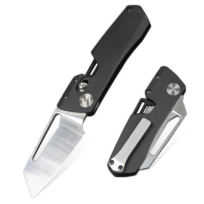 7'' New CNC Fast Opening D2 Blade Aluminum Handle Tactics Folding Knife DF04