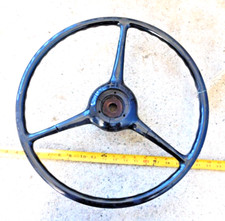 3-spoke Steering Wheel Maybe 1949-50 Ford Cars Trucks 17 Diameter Sheller 601