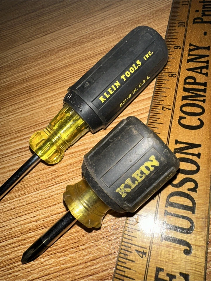 Klein Tools Destornilladores 601-6 Uso General Ranurado y Rechoncho 603-1 Foto 2 de 4