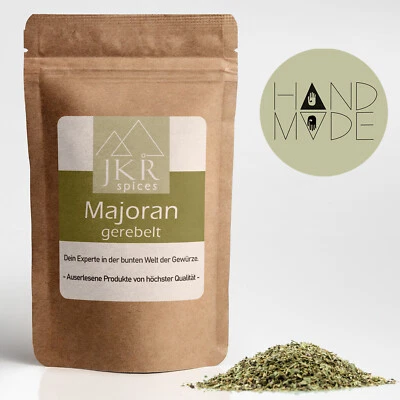 500g Majoran gerebelt getrocknet Gewürz feinste Kräuter 100% rein JKR Spices