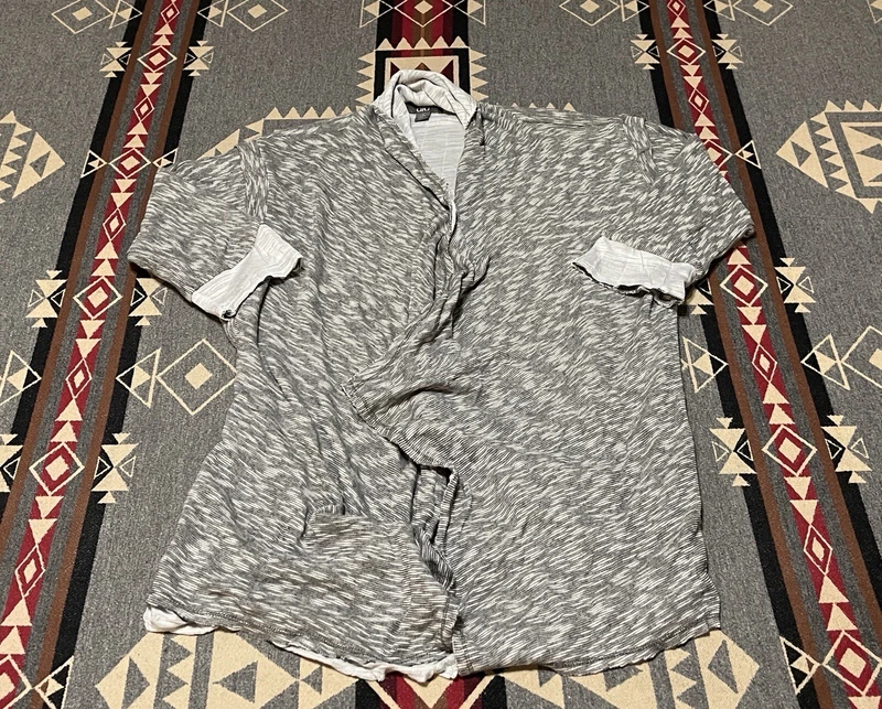 alo-yoga wrap pullover open ruffle cotton blend t4 sweater