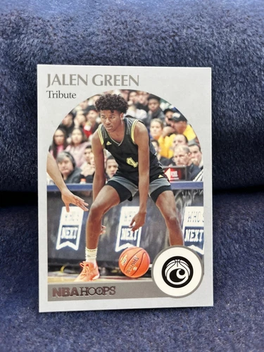 Jalen Green 2021-22 Panini Chronicles Draft Picks Hoops Tribute Rookie Card #54