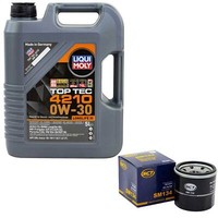 MotoröL Set 0W-30 5 Liter + ÖLfilter SM 134 FüR Infiniti G Nissan Juke Qashqai
