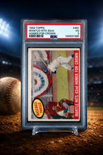 ⚾⚾1959 TOPPS HOMER FOR CROWN #461 MANTLE HITS 42ND VG PSA 3 RECENTLY SLABBED
