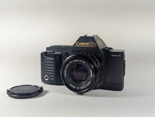 Canon T-70 35mm Film SLR Camera BUNDLE Canon FD 50mm 1:1.8 Lens