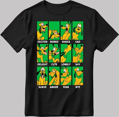 Moods Short Sleeve W/B Men / Women T Shirt Sizes S 5XL