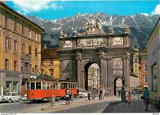 AK - Züge - Straßenbahnen - Österreich - Innsbruck - Alpenstadt Innsbruck