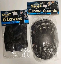 Forum Novelties S.W.A.T. Costume Accessories (Gloves & Elbow Guards)     A84&A85